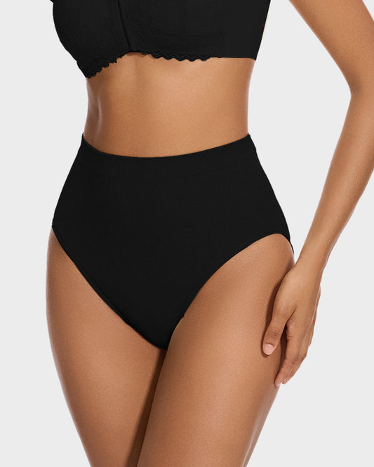 Mid-Waist Tummy Support Brief Panty