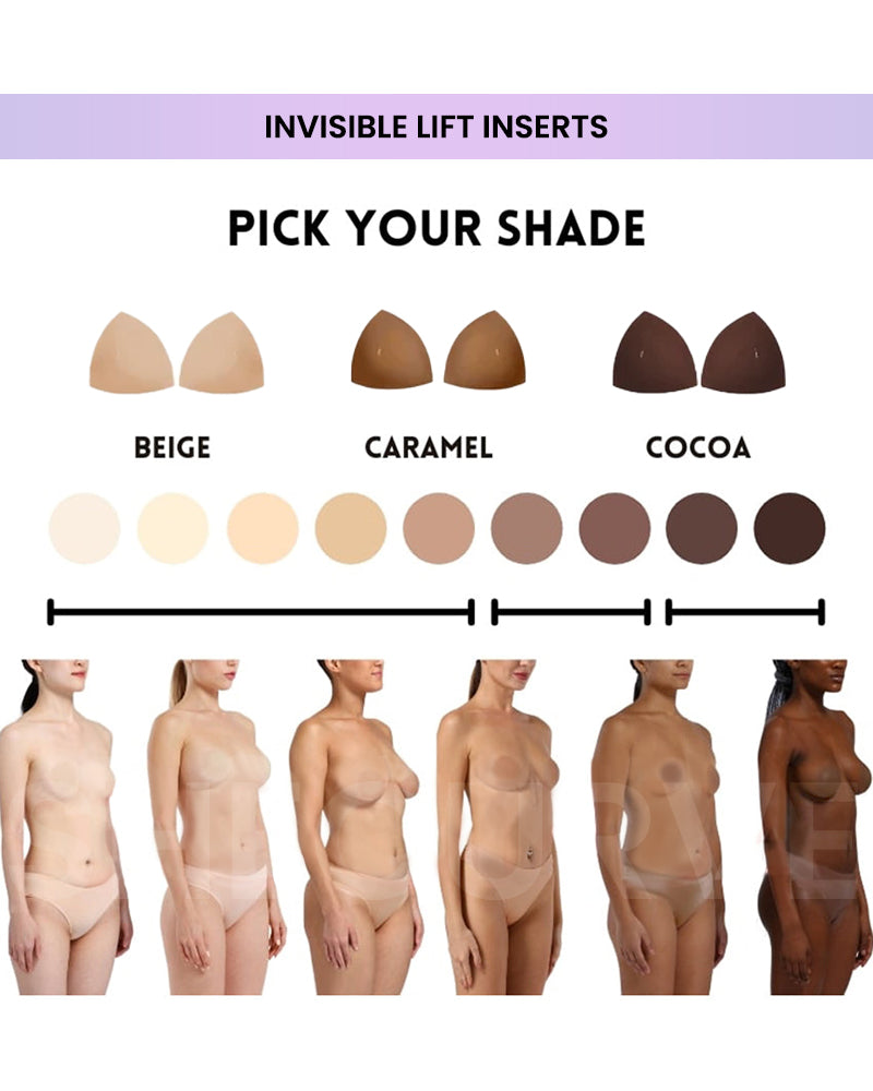 Invisible Adhesive Lift Inserts for Cleavage