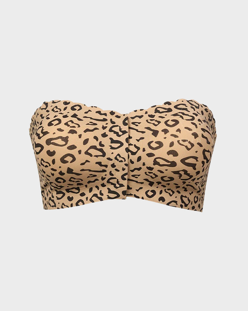 Elegance Strapless Leopard Bra