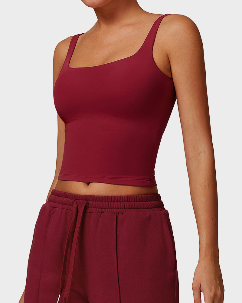 Seamless Padded Fitness Tank Top