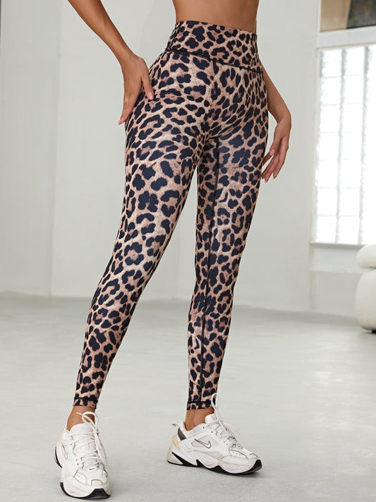 Wild Leopard Scrunch Bum Body Fit Leggings