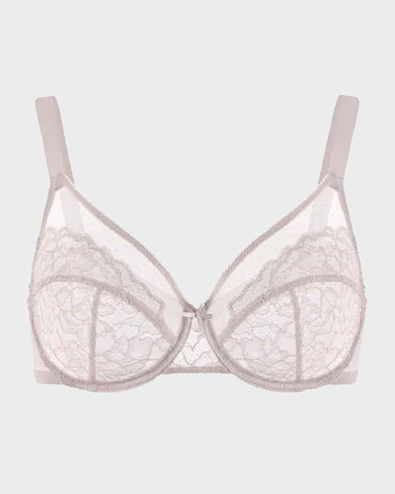 Petal Lace Minimizer Bra for Summer