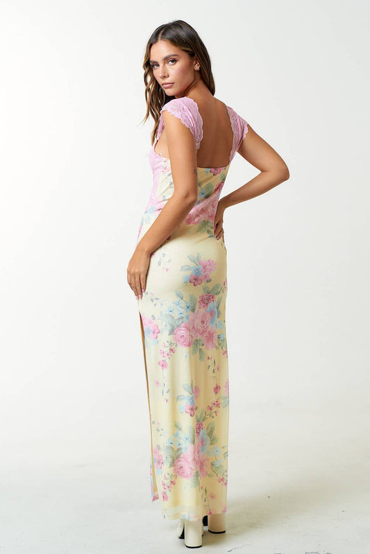 Juliet Floral Lace Maxi Dress