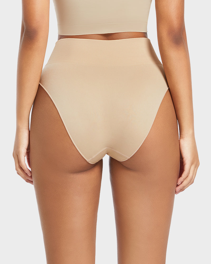 Seamless High Waist Tummy Support Brief Panty
