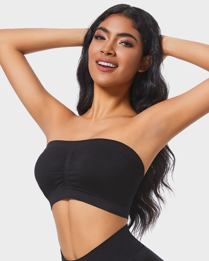 Seamless Strapless Support Bandeau Bra