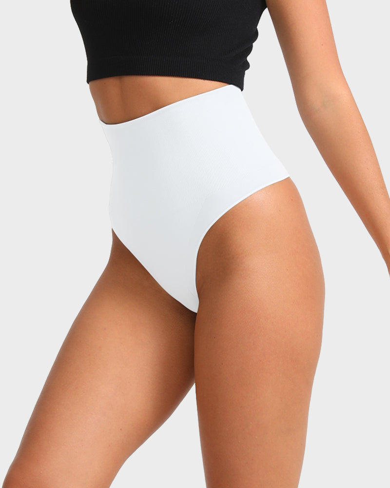 Ultra High-Waist Seamless Tummy Support Thong