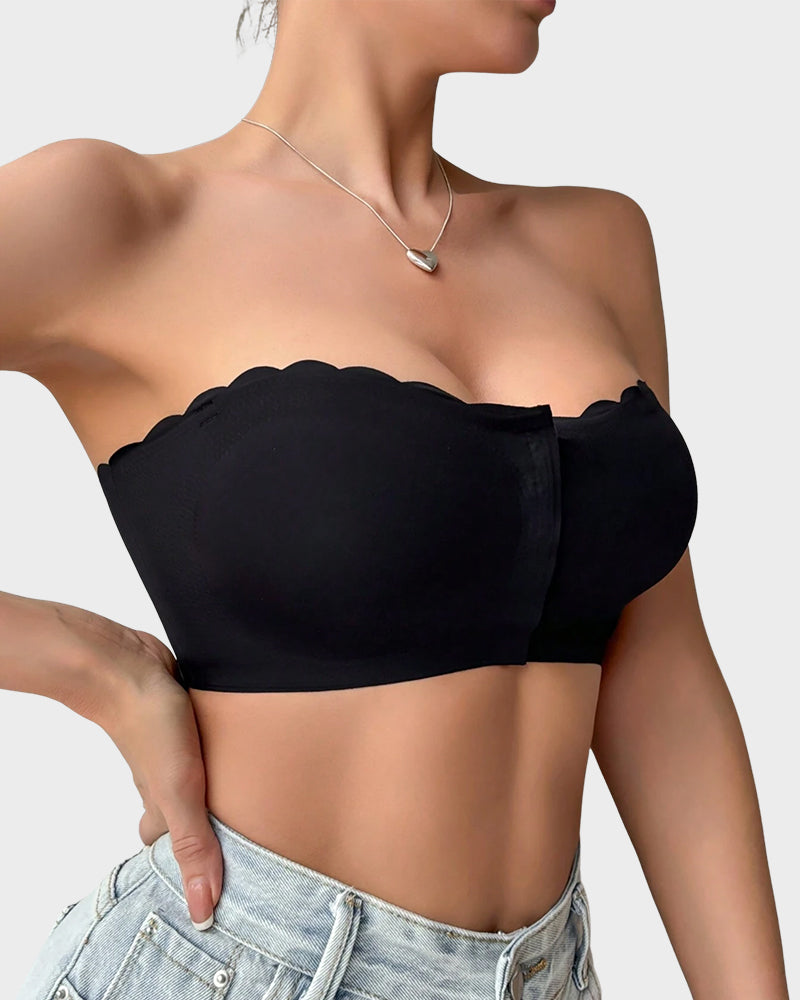 Elegance Strapless Leopard Bra