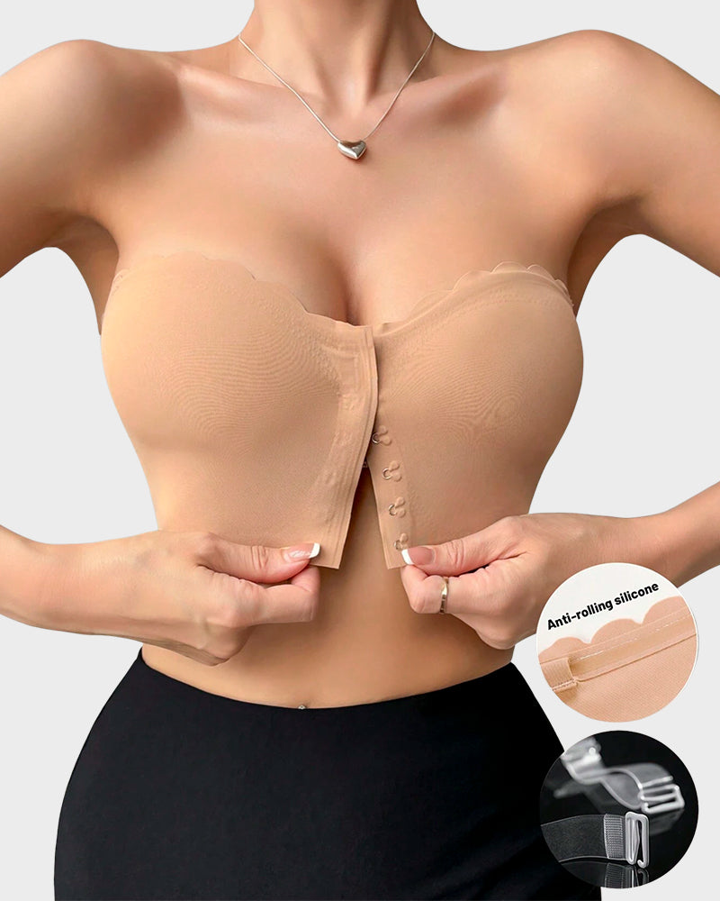 Elegance Strapless Leopard Bra