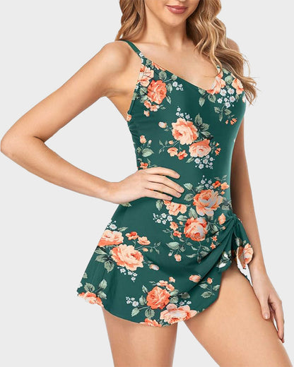Chic Curve-Hugging Tummy Control Swimsuit