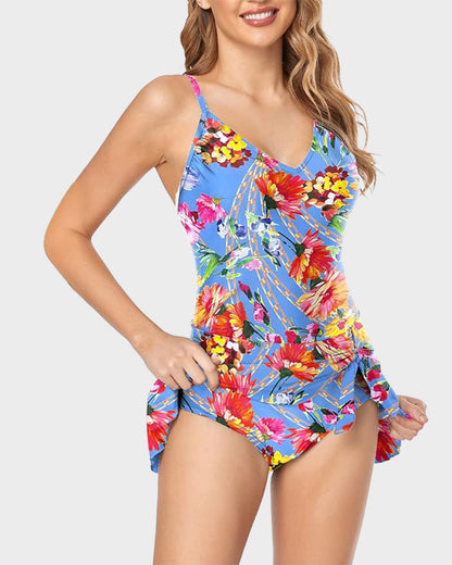 Chic Curve-Hugging Tummy Control Swimsuit