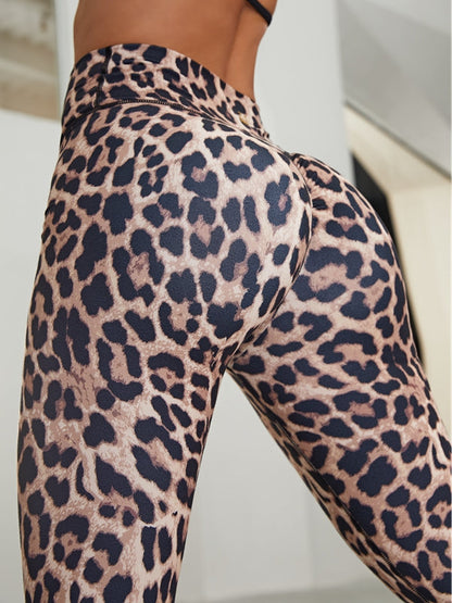 Wild Leopard Scrunch Bum Body Fit Leggings