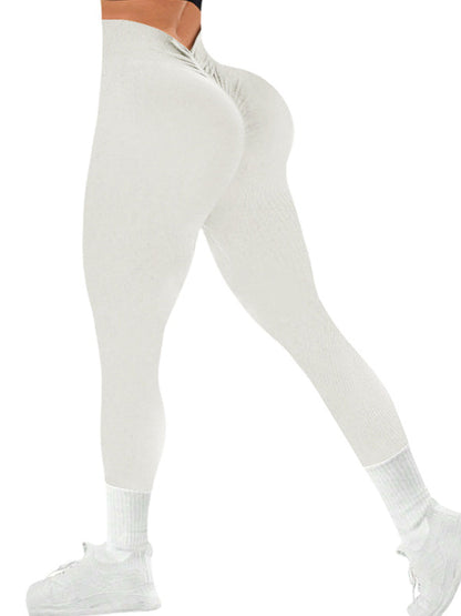 V-Waist Scrunch Bum Fitness Leggings