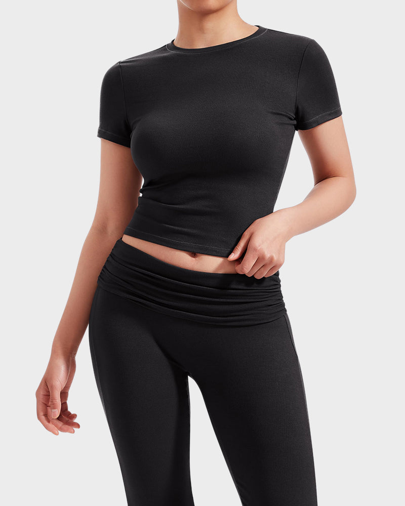 Comfort 2-Piece Tops & Flare Pants Lounge Set