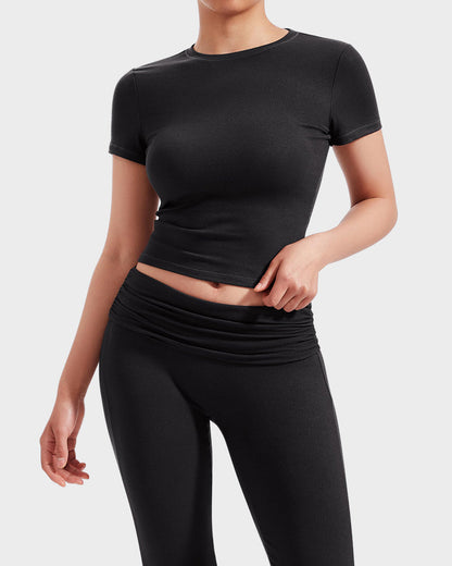 Comfort 2-Piece Tops & Flare Pants Lounge Set