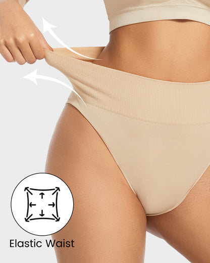 Seamless High Waist Tummy Support Brief Panty