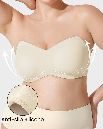 Day Comfort Non-Slip Convertible Bandeau Bra