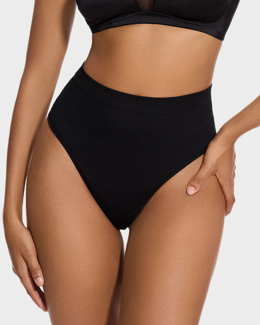 Mid-Waist Tummy Support Thong Panty