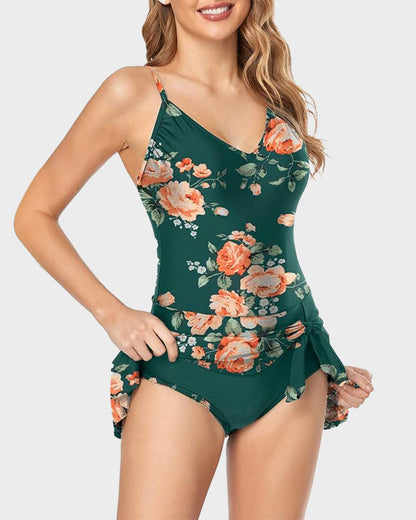 Chic Curve-Hugging Tummy Control Swimsuit
