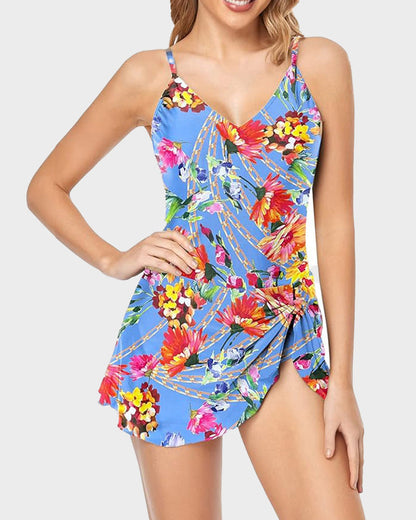Chic Curve-Hugging Tummy Control Swimsuit