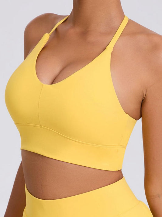 Sleek Deep U Backless Sports Bra