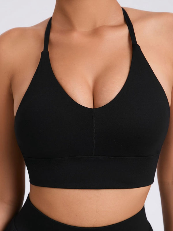 Sleek Deep U Backless Sports Bra