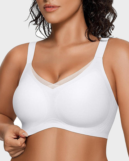 Supportive V-Mesh Wireless Bra