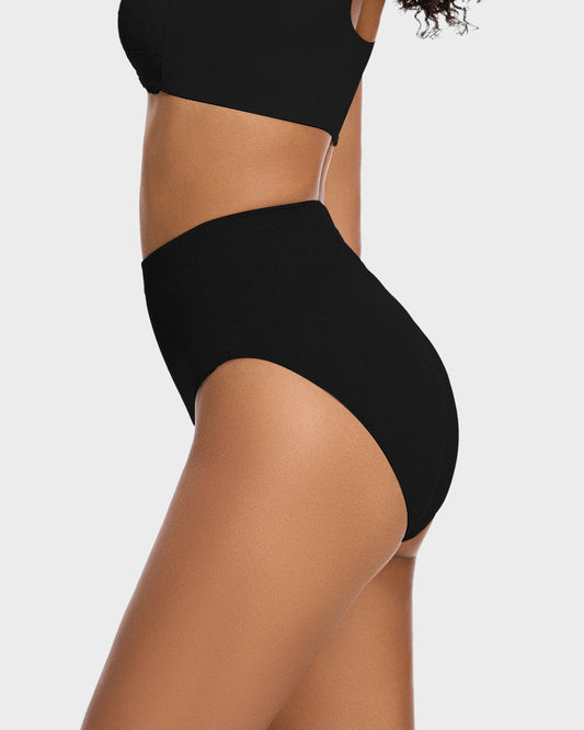 Mid-Waist Tummy Support Brief Panty