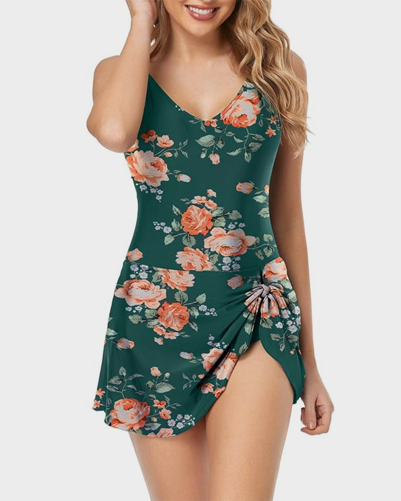 Chic Curve-Hugging Tummy Control Swimsuit