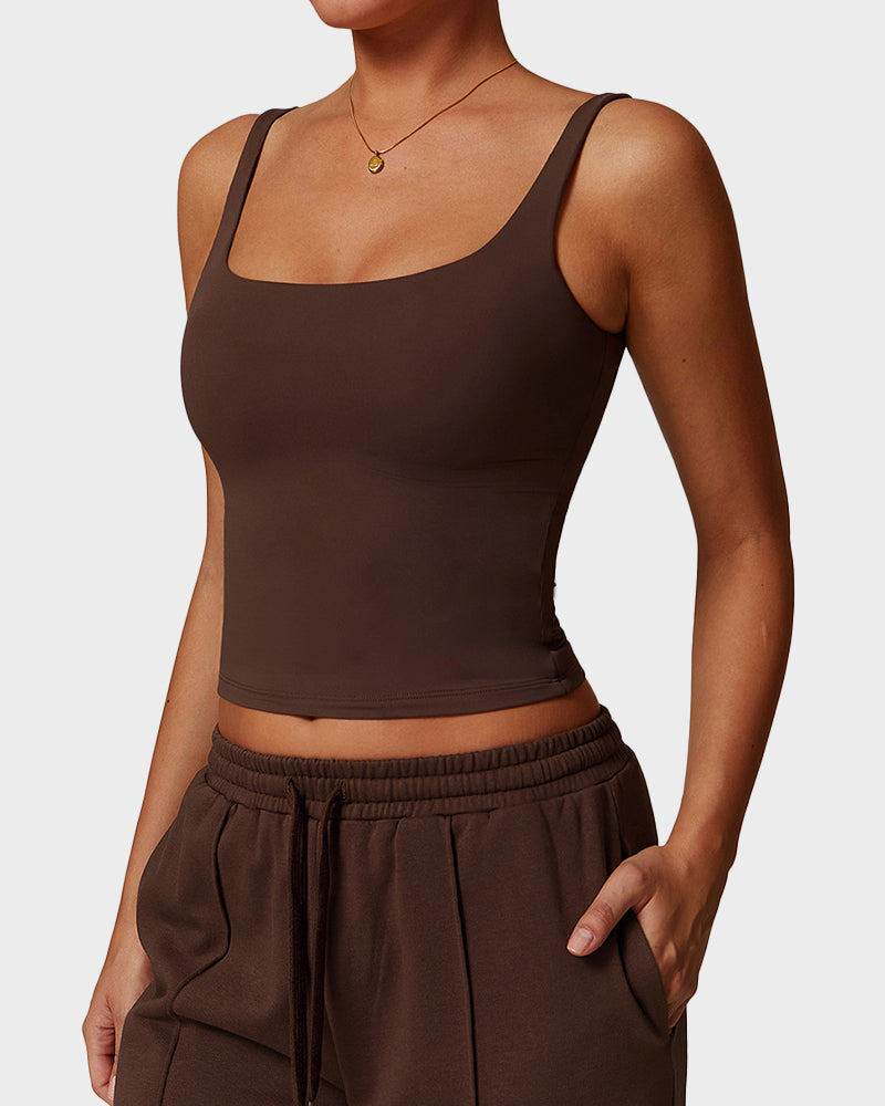 Seamless Padded Fitness Tank Top