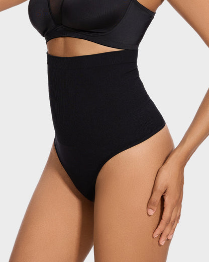 High Waist Tummy Support Thong Panty