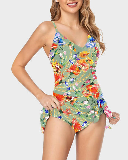 Chic Curve-Hugging Tummy Control Swimsuit