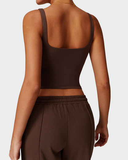Seamless Padded Fitness Tank Top