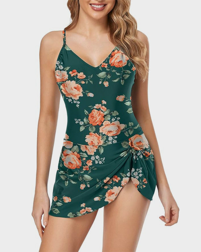 Chic Curve-Hugging Tummy Control Swimsuit