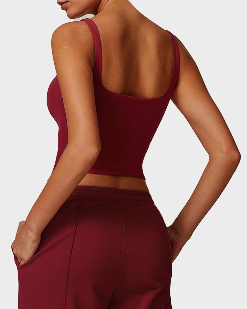 Seamless Padded Fitness Tank Top