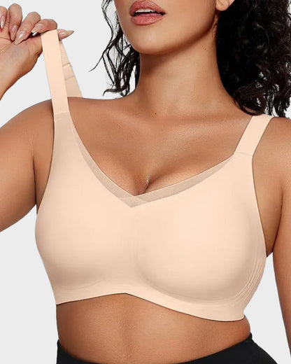 Supportive V-Mesh Wireless Bra
