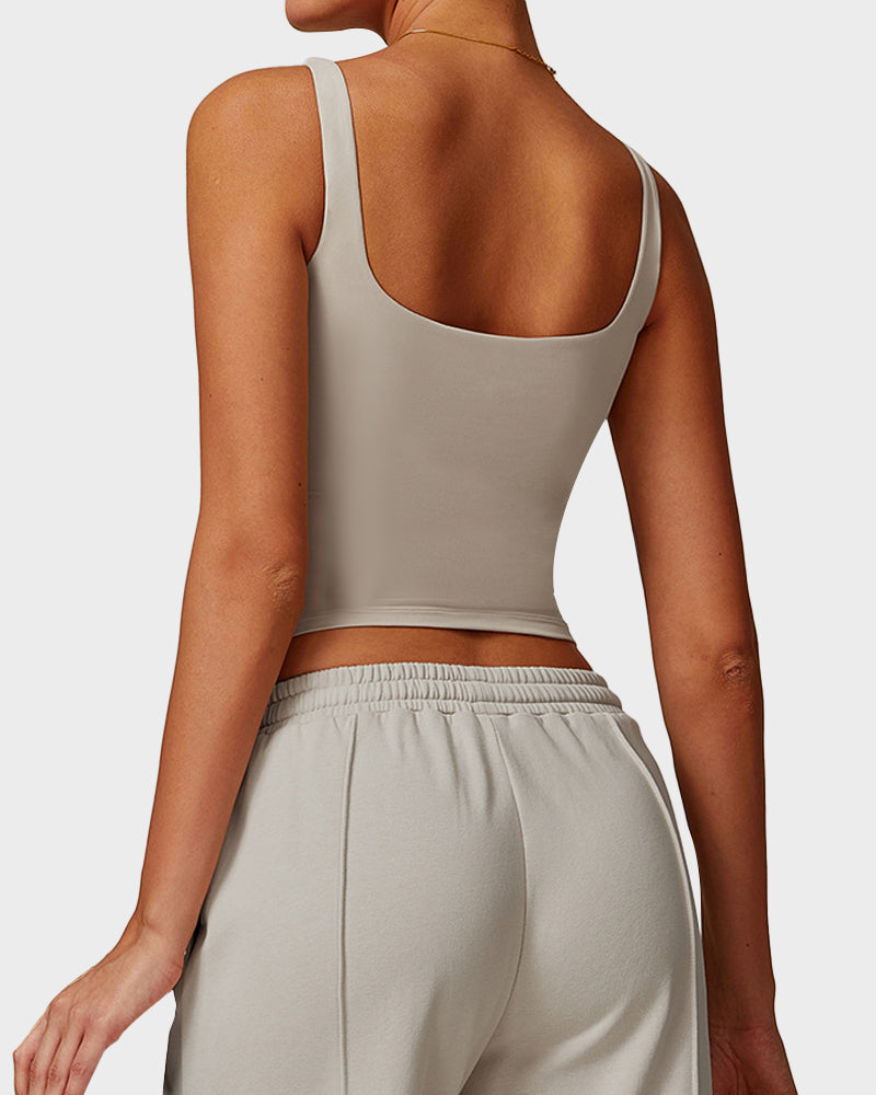 Seamless Padded Fitness Tank Top