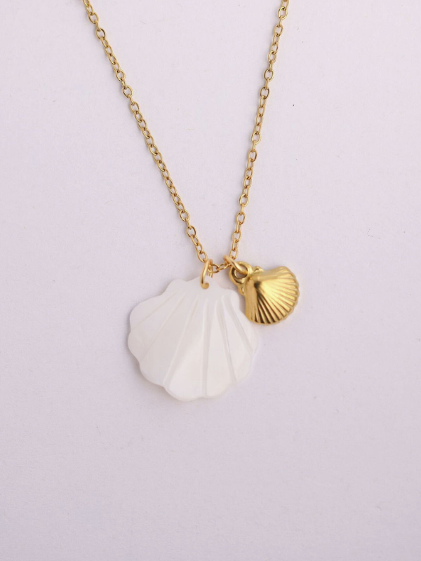 Golden Ocean Charm Layered Necklace