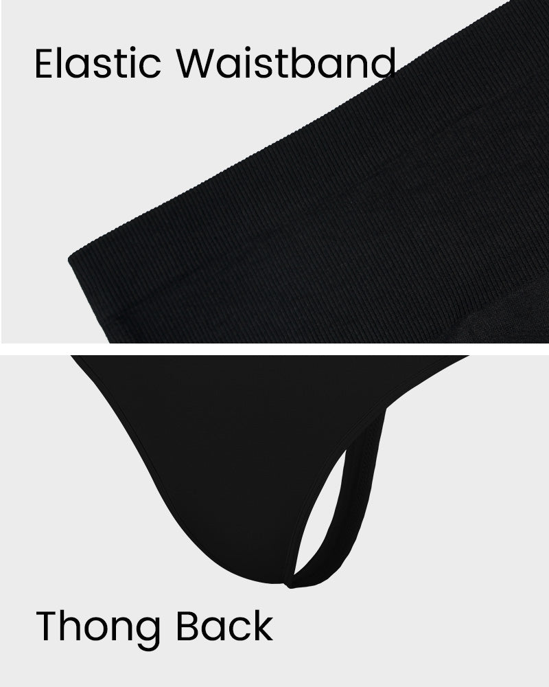 High Waist Tummy Support Thong Panty