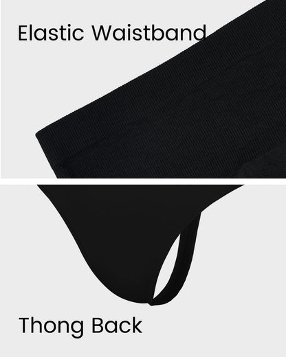 High Waist Tummy Support Thong Panty