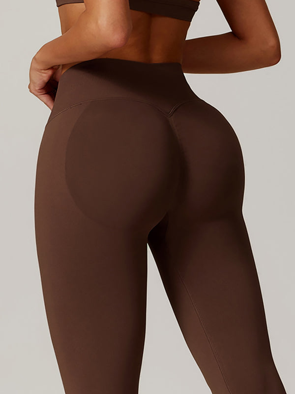 High-Waisted Seamless Scrunch Booty Leggings