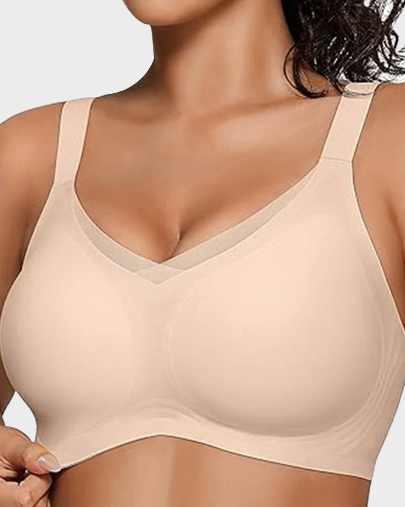 Supportive V-Mesh Wireless Bra