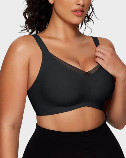 Supportive V-Mesh Wireless Bra