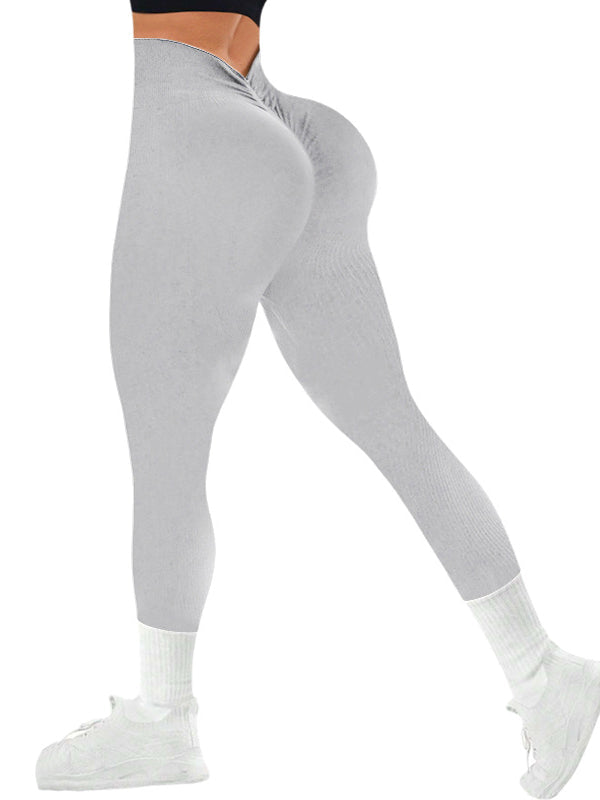 V-Waist Scrunch Bum Fitness Leggings
