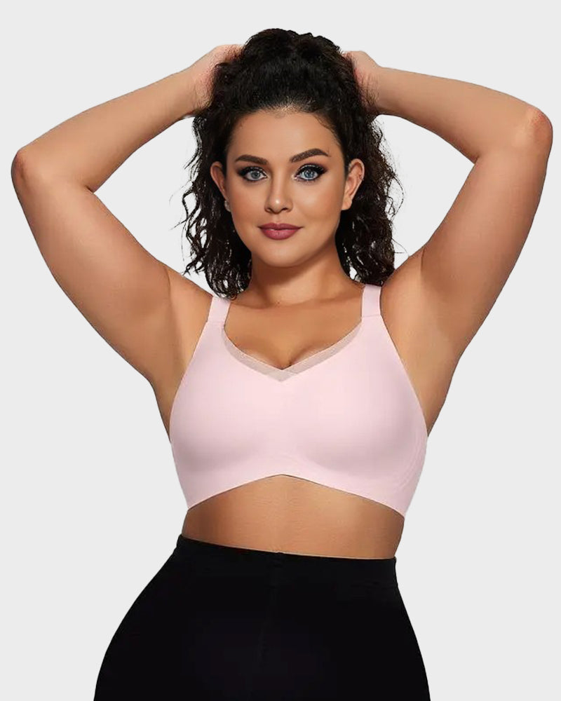 Supportive V-Mesh Wireless Bra