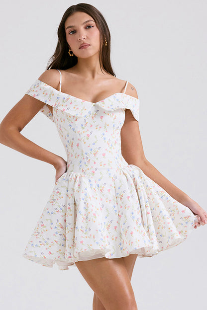 Cassia Off-Shoulder Mini Dress