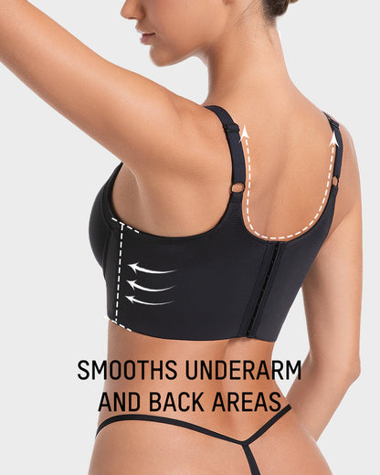 Longline Push-Up Light Back-Smoothing Bra