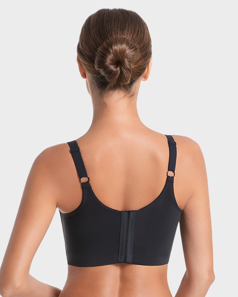 Longline Push-Up Light Back-Smoothing Bra