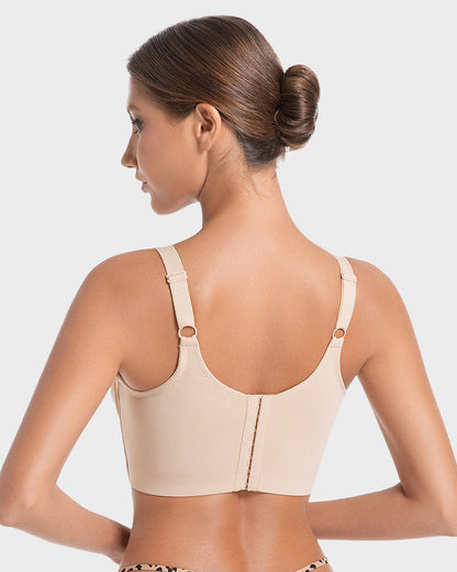 Longline Push-Up Light Back-Smoothing Bra