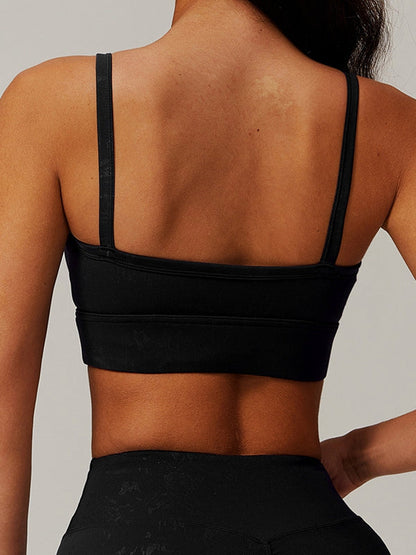 Hot Stamping Print Sports Bras