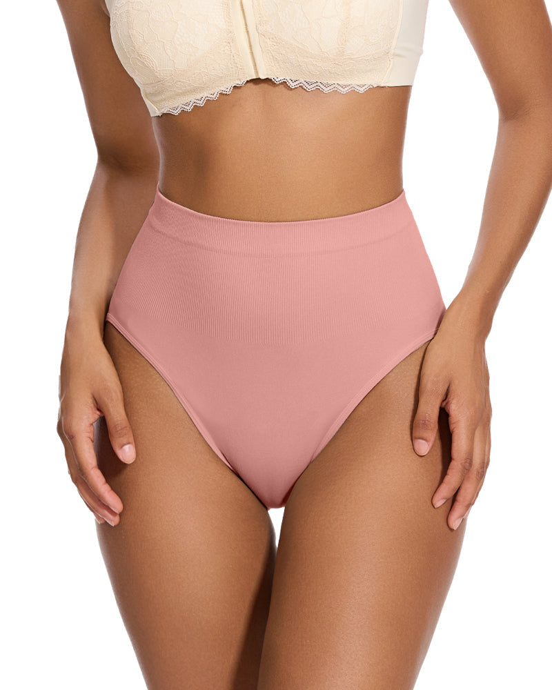 Mid-Waist Tummy Support Brief Panty